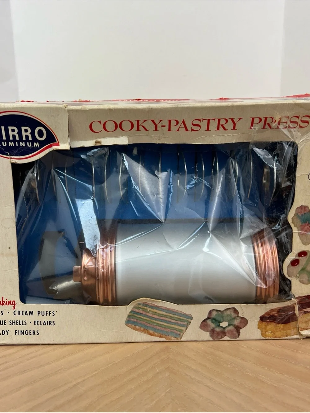 Vintage Mirro aluminum cookie press
